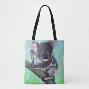 Tote Bag Peinture Koala