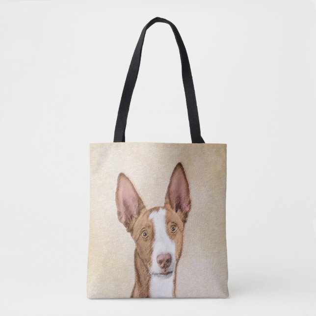 Tote Bag Peinture sur poitrine d'Ibiza - Joli art original  (Devant)