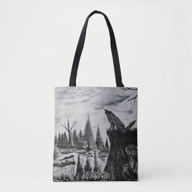Tote Bag Peintures DG Wolf Valley (Devant)