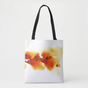Tote Bag Peintures florales abstraites 2 d'aquarelle