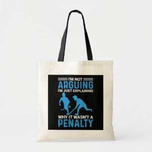 Tote Bag Pénalité du joueur de hockey