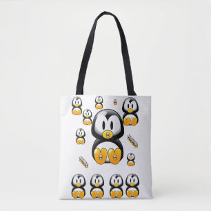 tote bag penguins