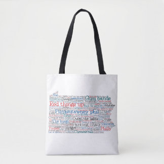 Tote Bag Pennsylvanie USA Slang Word Art Map
