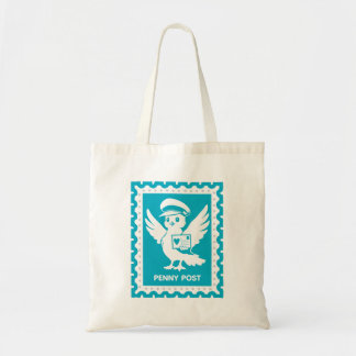 Tote Bag Penny Post Mascot Postage Stamp Design