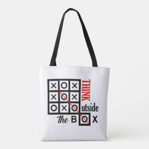 Tote Bag penser extérieur boîte de texte message smart tic 