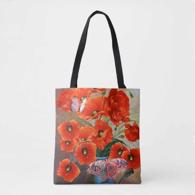 Tote Bag Pépites et papillons (Devant)