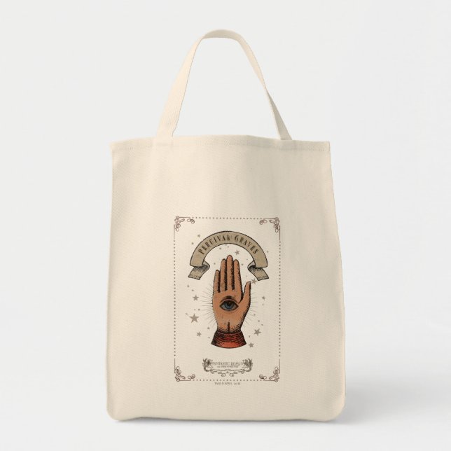 Tote Bag PERCIVAL GRAVES™ Magic Hand Graphic (Devant)