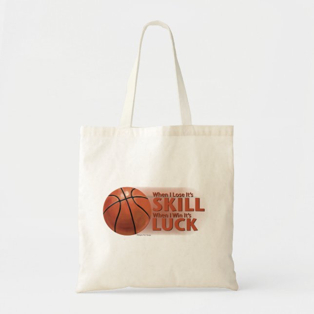Tote Bag Perdre des compétences gagner chance Basket (Devant)