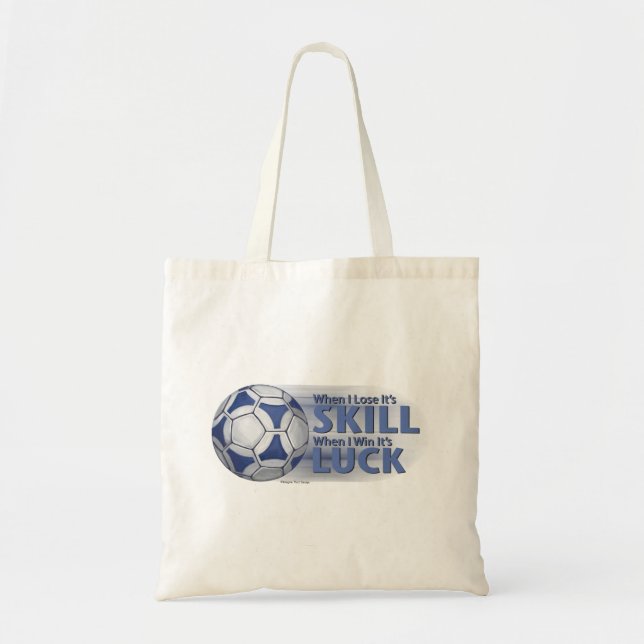 Tote Bag Perdre la compétence gagner la chance Futbal (Devant)