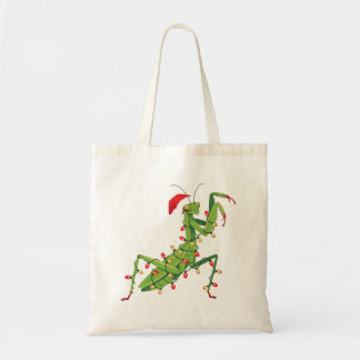 Tote Bag Père Noël à la mante religieuse Cadeau de collecti