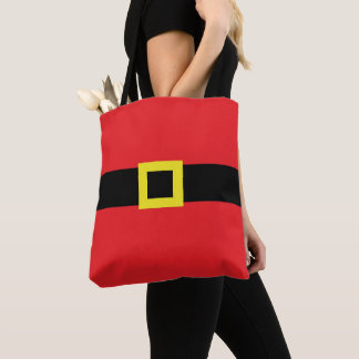 Tote Bag Père Noël Belly Belt Buckle mignon Fun Rouge