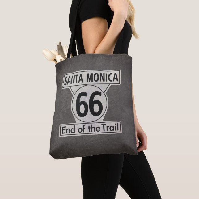 Tote Bag Père Noël Monica Fin de la Route 66 (De près)