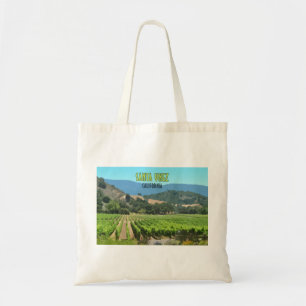 Tote Bag Père Noël Ynez California Vineyard Vintage