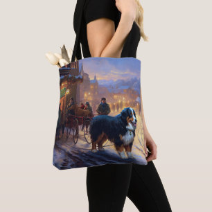 Tote Bag Période des fêtes de Noël du Montagnard Bernois