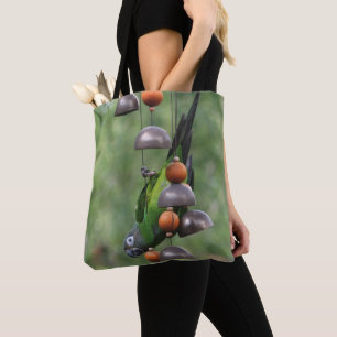 Tote Bag Perroquet à tête large à l'envers de l'oiseau