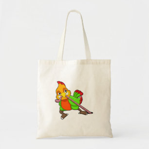 Tote Bag Perroquet avec ver