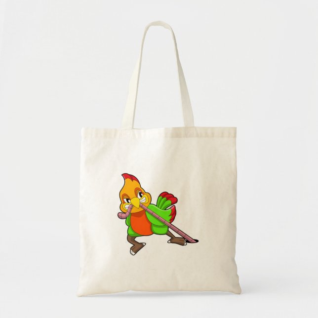 Tote Bag Perroquet avec ver (Devant)