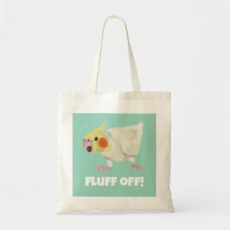 Tote Bag Perroquet lutino cockatiel en colère drôle qui env