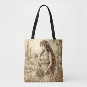 Tote Bag Persephone Mythologie Vintage