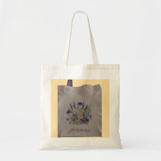 Tote Bag personalize floral tote