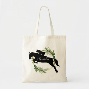 Tote Bag Personalized Equestrian Horse Riding Custom Name