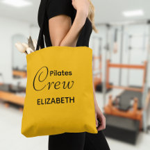 Personalized Pilates Crew Reformer Or Mat Yellow