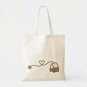 Tote Bag Personnage de sachet de thé Kawaii