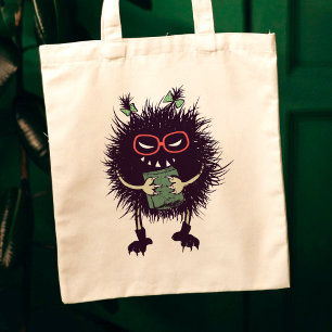 Tote Bag Personnage maléfique amateur de livres gothiques