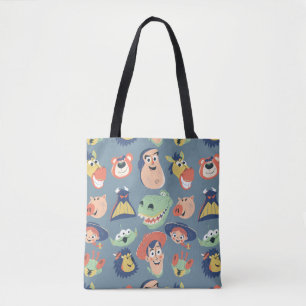 Tote Bag Personnages Vintages de l'histoire des jouets pein
