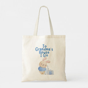 Tote Bag Personnalisable Garçon à la maison de grand-mère I