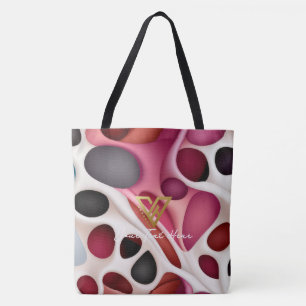 Tote Bag Personnalisé : Blush Tones Bubble Array Personnali