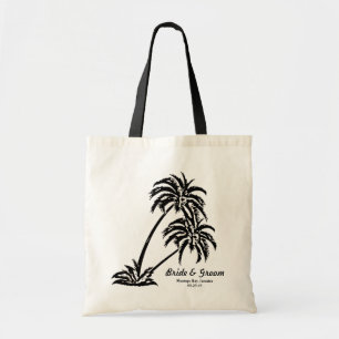 Tote Bag Personnalisé épousant les palmiers du cadeau de la