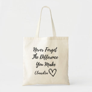 Tote Bag Personnalisé N'Oubliez Jamais La Différence Que Vo