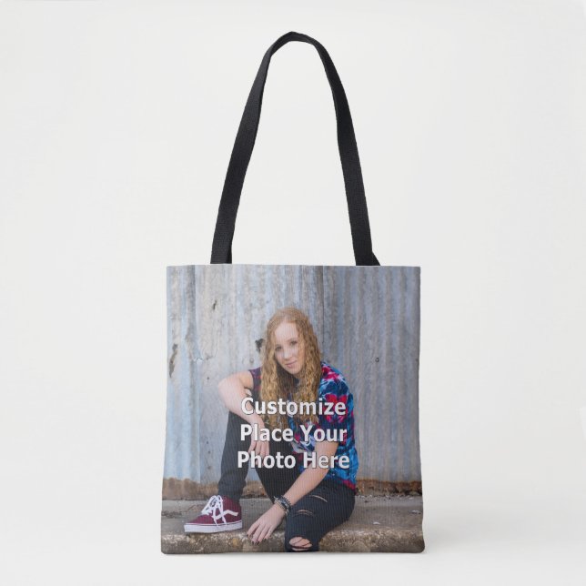 Tote Bag Personnaliser Avec Votre Photo (Devant)