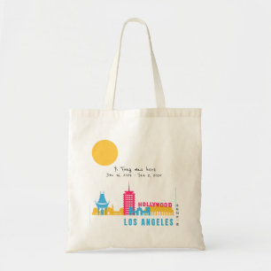 Tote Bag Personnaliser J'Étais Ici Los Angeles, Californie