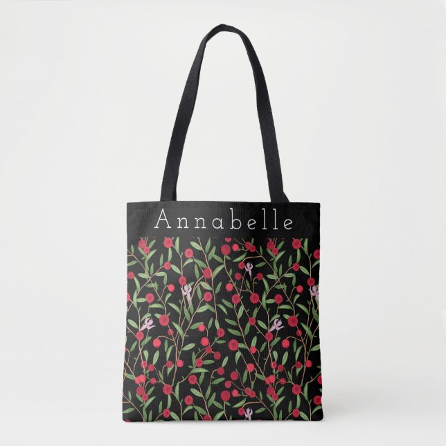 Tote Bag Personnaliser la canneberge créative (Devant)