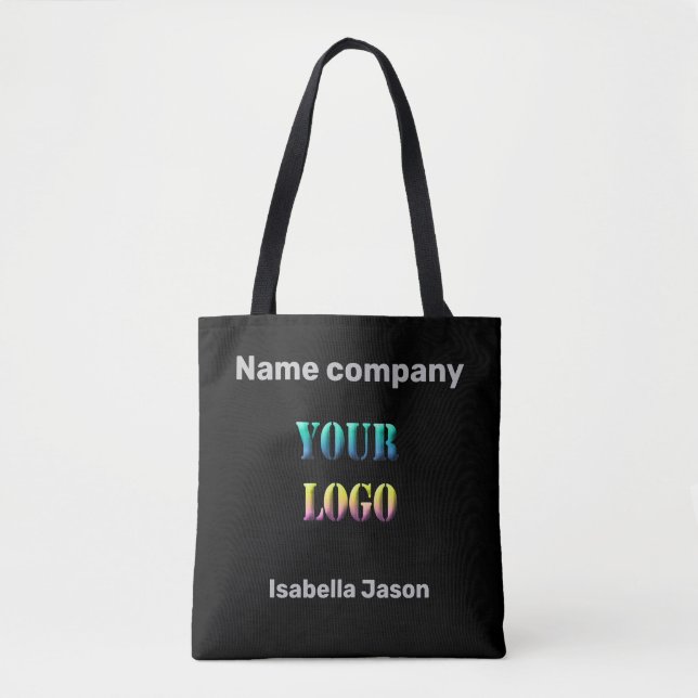 Tote Bag Personnalisez votre logo nom d'espace de texte soc (Devant)