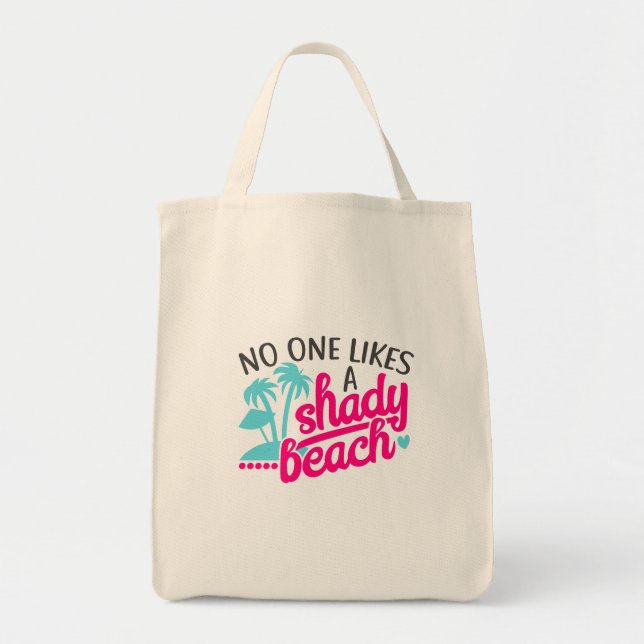 Tote Bag Personne n'aime un design de plage ombragée amusan (Devant)