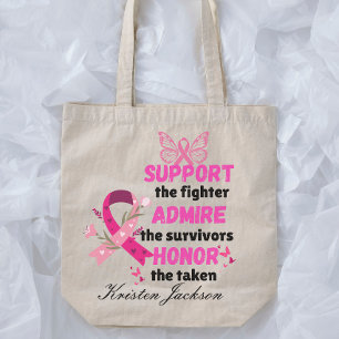 Tote Bag Personne soutient la combattante sensibilisation a