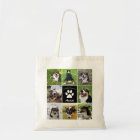 Pet Memorial Custom Chien Photo Collage Empreinte 