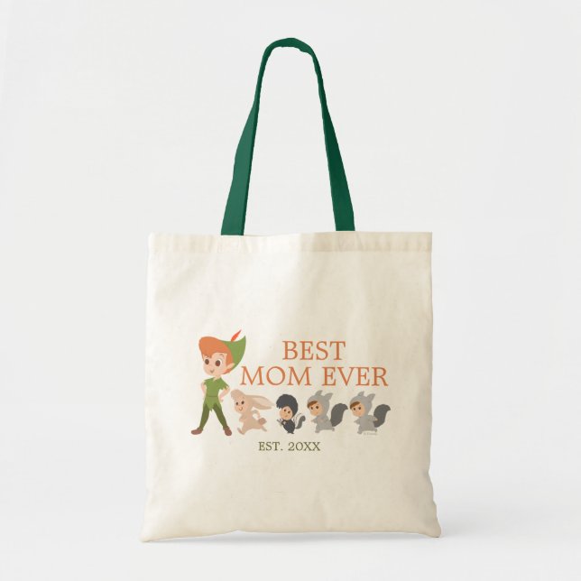 Tote Bag Peter Pan & Lost Boys "Meilleure maman jamais" (Devant)