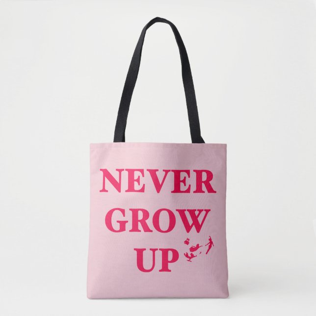 Tote Bag Peter Pan| Ne jamais grandir (Devant)
