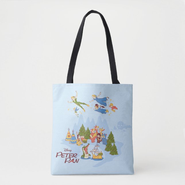 Tote Bag Peter Pan survole le Pays-Bas (Devant)
