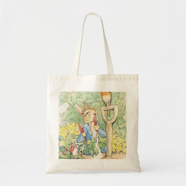 Tote Bag Peter Rabbit In The Garden - Beatrix Potter (Devant)
