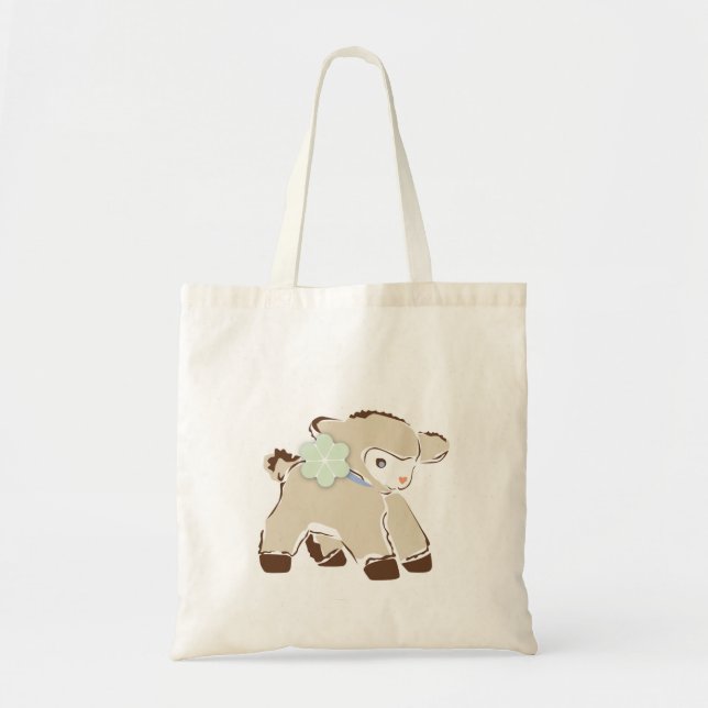 Tote Bag Petit agneau de bébé (Devant)
