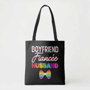Tote Bag Petit ami Fiancé Marié Mariage gay Marié LGBTQ