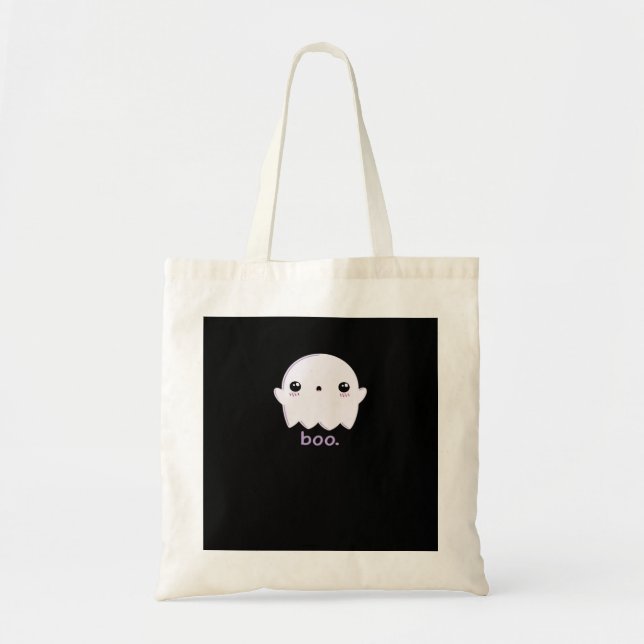 Tote Bag Petit Boo mou Halloween (Devant)