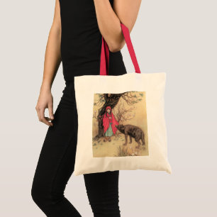 Tote Bag Petit Chaperon Rouge vintage par Warwick Goble