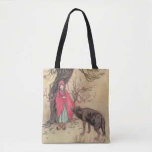 Tote Bag Petit Chaperon rouge vintage par Warwick Goble