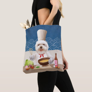 Tote Bag Petit Chien Chef